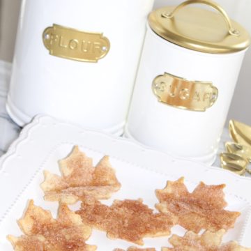 pie crust sugar leaves fall dessert treat